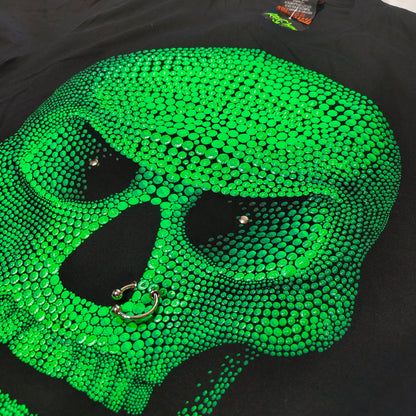 3D SKULL Print Green